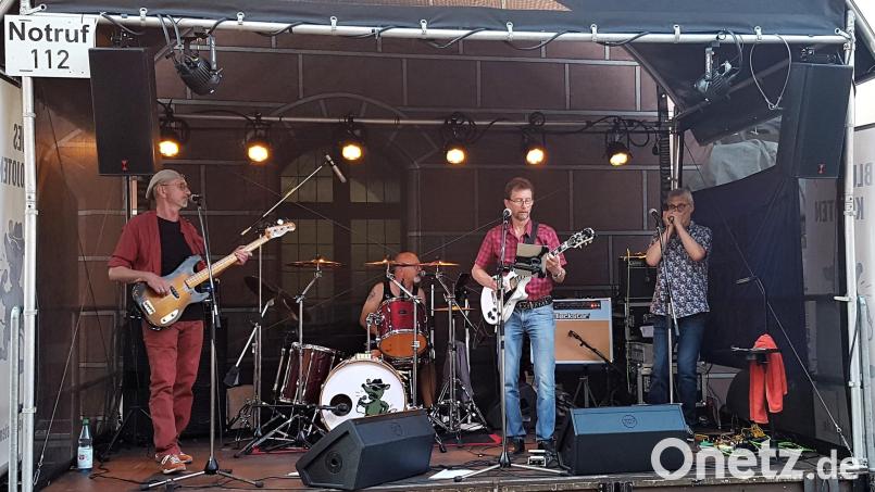 Die vier &quot;Blues-Kojoten&quot; (hier beim Sulzbach-Rosenberger Altstadtfest) heulen am 24. November im Seidel-Saal. Archivbild: ge