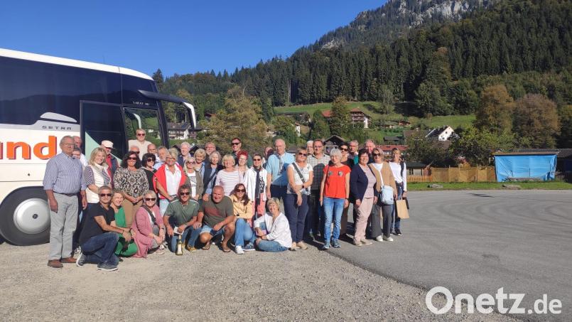 Die Teilnehmer der Jahresfahrt von Schall`ke 62 in Ettal. Bild: Schall`ke/exb