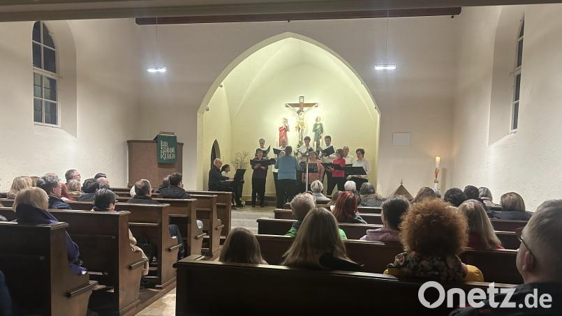 Großen Anklang findet der Chor DaCapo der evangelischen Kirchengemeinde Hirschau mit seinem Konzert. Bild: wku