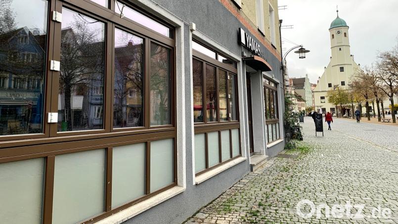 Im ehemaligen griechischen Restaurant &quot;Yamas&quot; am Unteren Markt in Weiden soll es bald weiter gehen. Vermutlich zieht ein indisches Lokal in die Räumlichkeiten ein. Bild: Gabi Schönberger