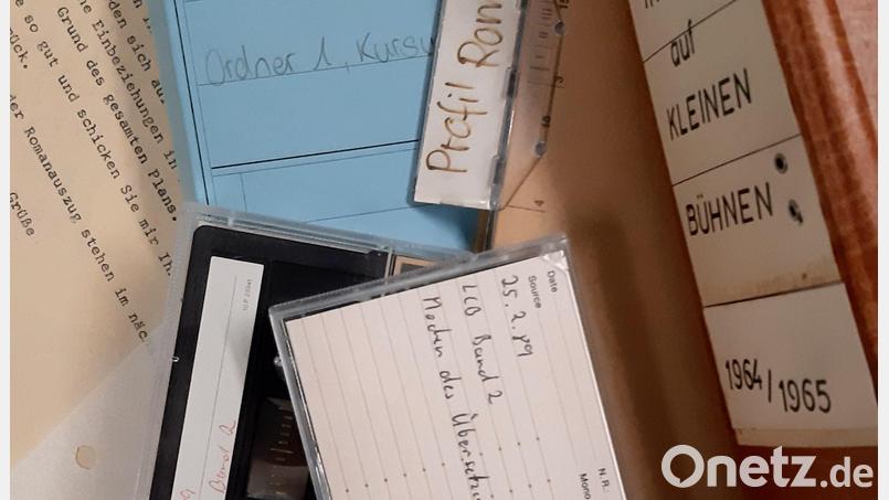 &quot;Fundstücke&quot;&quot; aus seinem Magazin zeigt das Literaturarchiv am Mittwoch. Bild: Literaturarchiv Sulzbach-Rosenberg/exb