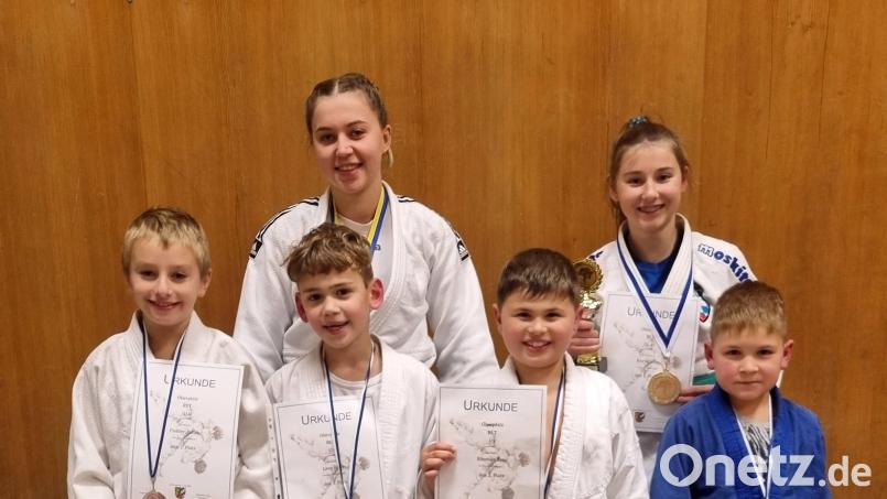 Die erfolgreichen Schwarzenfelder Judoka. Bild: Baumgärtner/privat