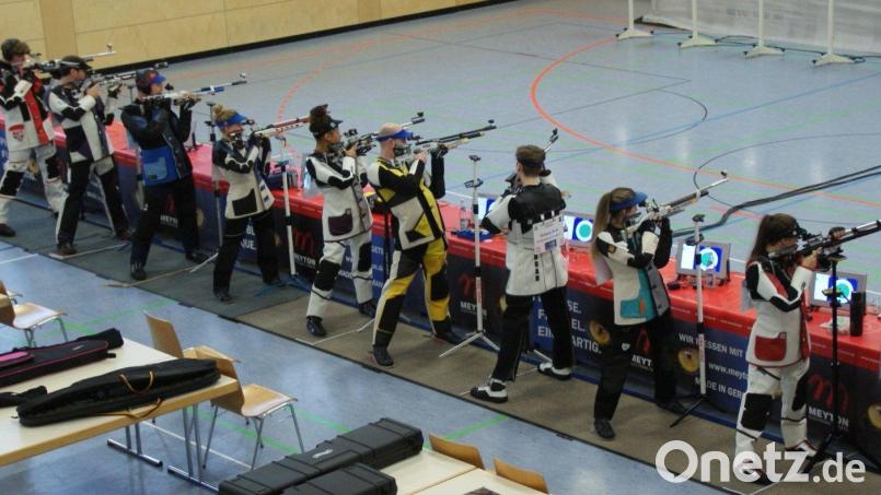 Die Neumühler Luftgewehrschützen mussten am Wochenende zwei Mal ran. Bild: dop