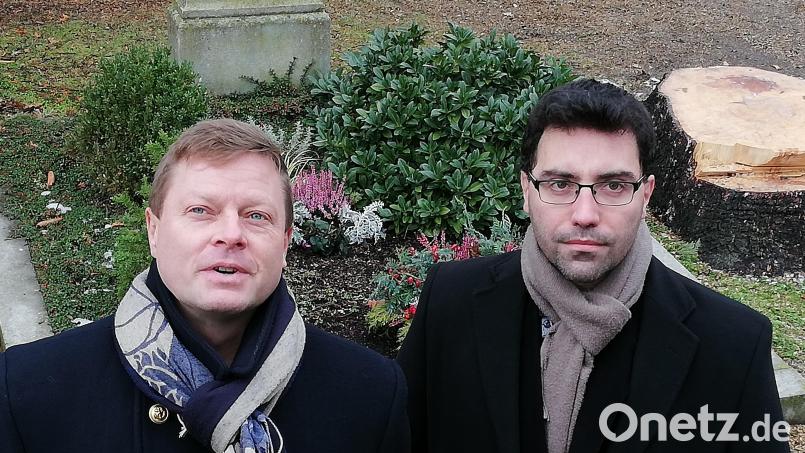 Oliver Munique (links) und Francisco D. Delgado-Garcìa kommen für ein Konzert nach Pfreimd. Bild: O. Munique/exb
