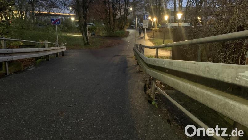 Über die Jugendgasse gelangt man in Weiden von der Altstadt in den Max-Reger-Park. Bild: Gabi Schönberger