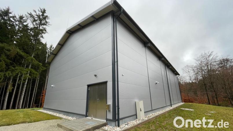 Der neue Hochbehälter bei Schwenderöd, der im Juli eingeweiht wurde, ist ein imposantes Bauwerk und kostete rund 1,8 Millionen Euro. Bild: ge