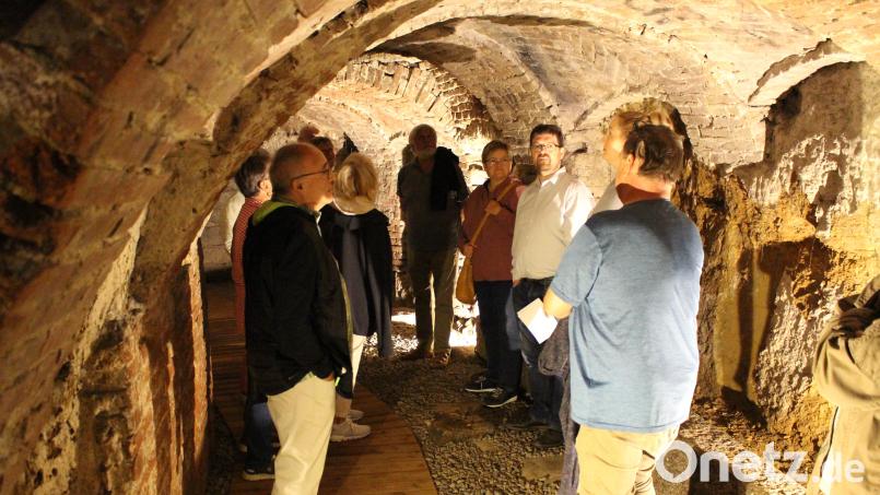 Einblick in das Tunnelsystem unter dem Bärnauer Marktplatz. Bild: Florian Preisinger/Landratsamt Tirschenreuth/exb