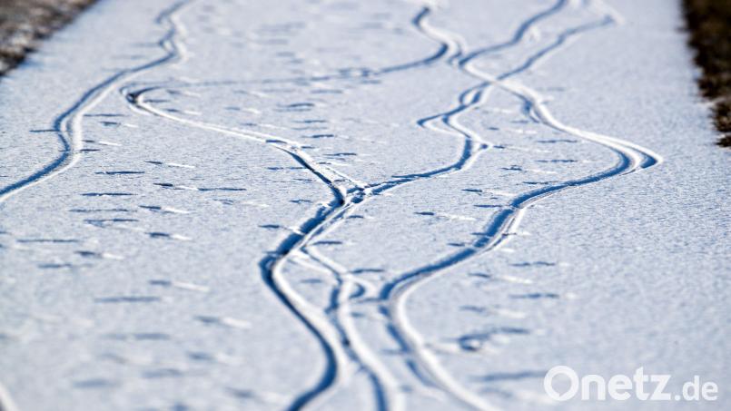 Die Spuren im Schnee waren verräterisch. Symbolbild: Jens Büttner/dpa
