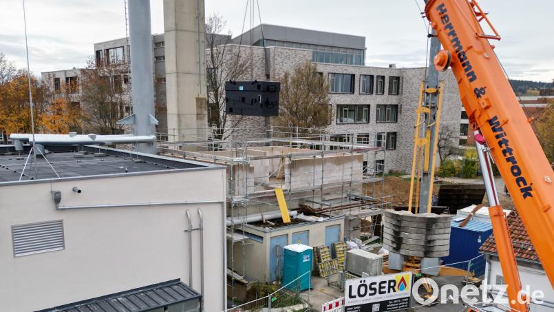 Der Ausbau der Biomasse-Energiezentrale macht Fortschritte. Bild: Stadt Marktredwitz/exb