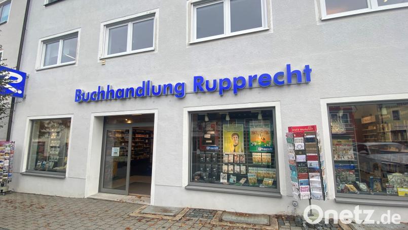 Die Buchhandlung Rupprecht in Vohenstrauß schließt im Januar. Bild: ck