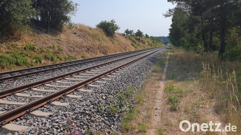 Die Bahnstrecke zwischen Schweinmühle und Pleisdorf wird nach jetzigem Kenntnisstand bis zu 150 Meter von der Bestandstrasse abweichen. Archivbild: Lowak