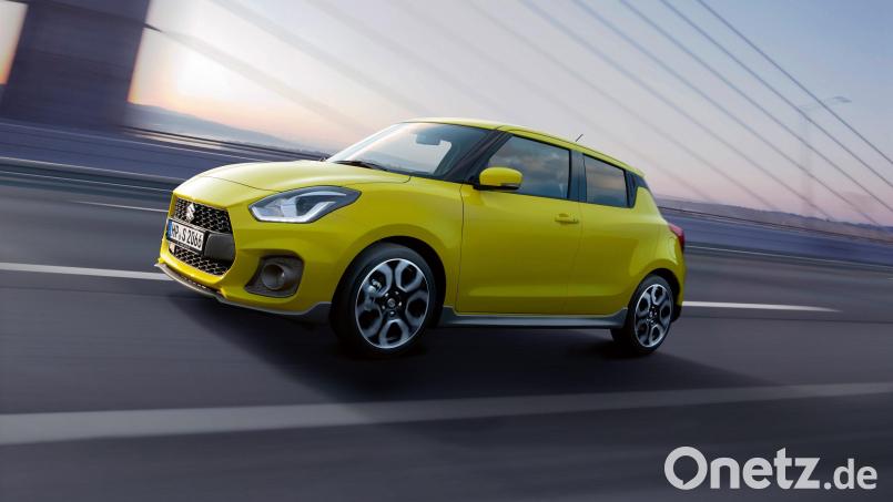 Sportiver Auftritt: Das Design des kleinen Suzuki passt durchaus zum spritzigen Namen Swift. Bild: Suzuki/dpa
