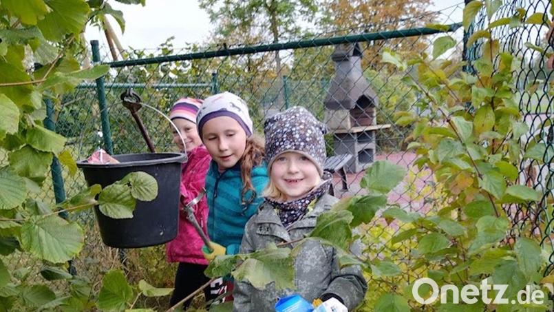 Die Kinder hatten bei der Aktion Spaß. Bild: Kathrin Ruhland/exb