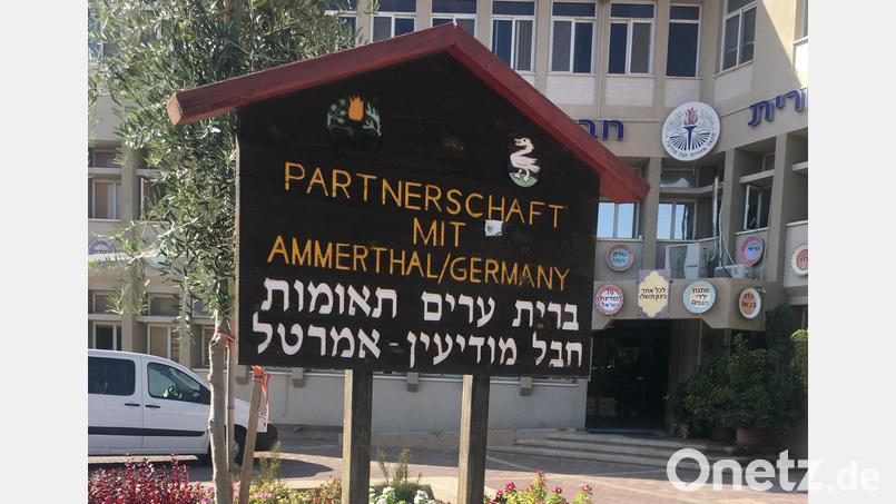 Die Israelis in Hevel Modiin sind stolz auf ihre Partnerschaft mit Ammerthal. Bild: Kristina Sandig