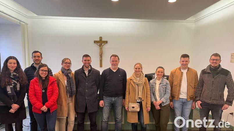 Die Junge Union besuchte das Amtsgericht Tirschenreuth. Bild: Junge Union Tirschenreuth/exb