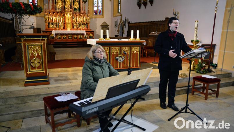 Iryna Hermann und Raphael Ernst hatten ein anspruchsvolles und abwechslungsreiches Programm für die Besucher zusammengestellt. Bild: fdl