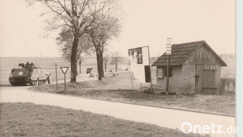 Ein Blick auf das damalige Autobahnkreuz Amberg West von Oberhof in Richtung Ursensollen um 1955. Heute sieht es dort ganz anders aus. Repro: Archiv Heimatkundlicher Stammtisch Ursensollen