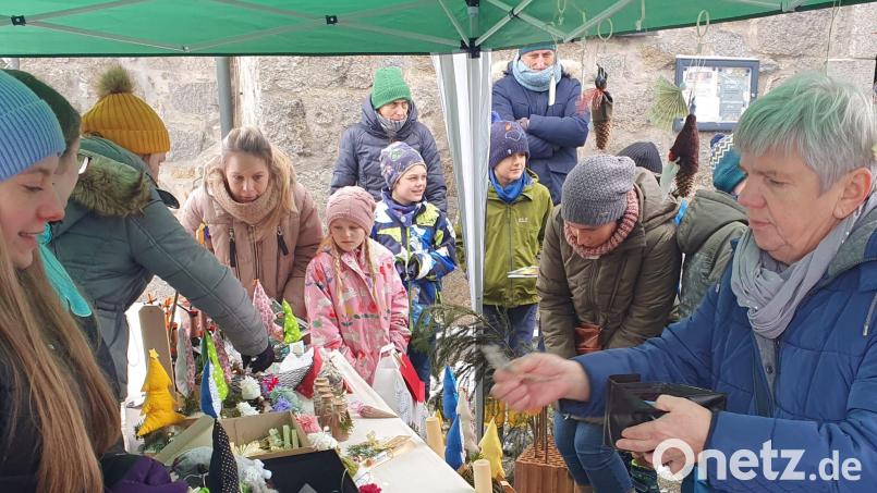 Adventsstandl in Störnstein. Bild: mas