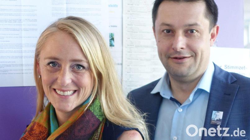 Ehepaar und Stadtratskollegen: Maria Sponsel und Stephan Gollwitzer sind Eltern geworden. Archivbild: Josef Wieder