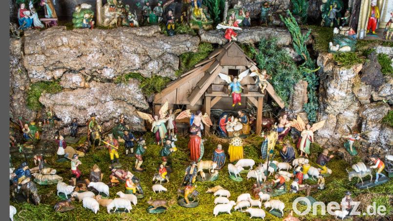 Die Fellner-Krippe wird nach fast 200 Jahren nach ihrer Entstehung erstmals öffentlich gezeigt. Bild: Thomas Sporrer