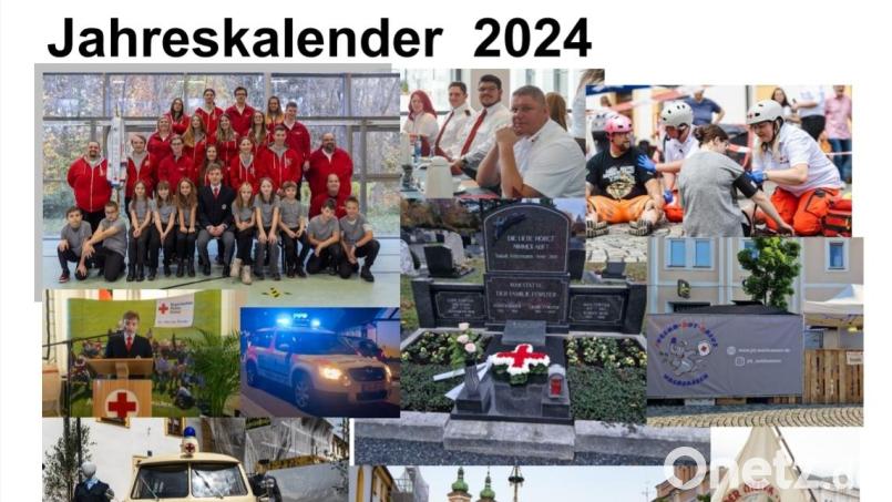 Die Titelseite des neuen Jahreskalenders des BRK Waldsassen gibt einen Vorgeschmack auf die Motive der einzelnen Blätter. Bild: Helmut Zeitler/exb