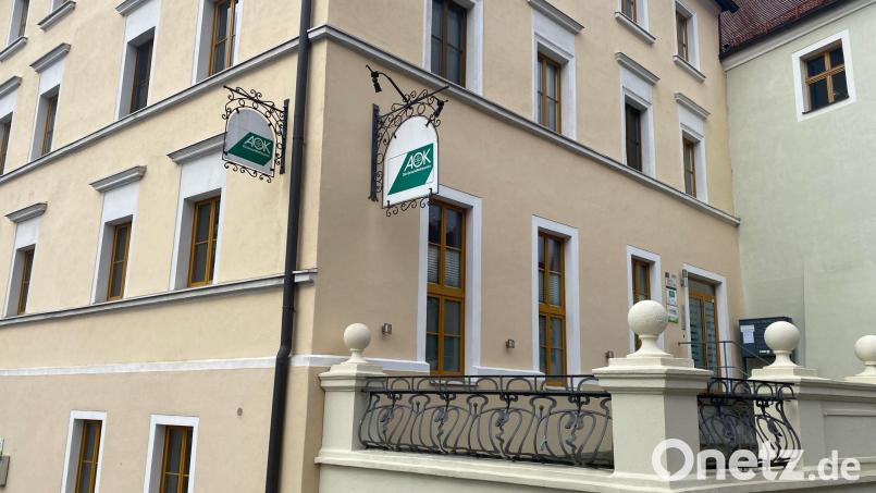 Die Geschäftsstelle der AOK in der Nabburger Altstadt gibt es nicht mehr. Bild: jua