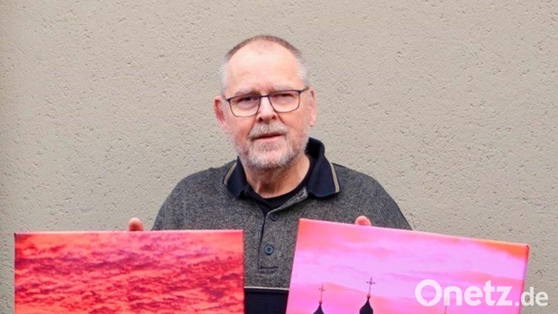 ürgen Klein (Bild) hatte zum Weihnachtsmarkt im Kunsthaus Waldsassen Wolkenbilder und Bildpostkarten mit Wolkenmotiven für den guten Zweck angeboten. Den Erlös aus der Aktion leitete der ambitionierte Hobbyfotograf nun weiter. Bild: Jürgen Klein/exb