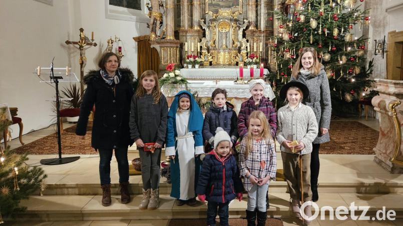Das Krippenspiel in Hl. Dreifaltigkeit Freihung war für die Kirchgänger ein Erlebnis. Bild: Birgit Koppmann/exb