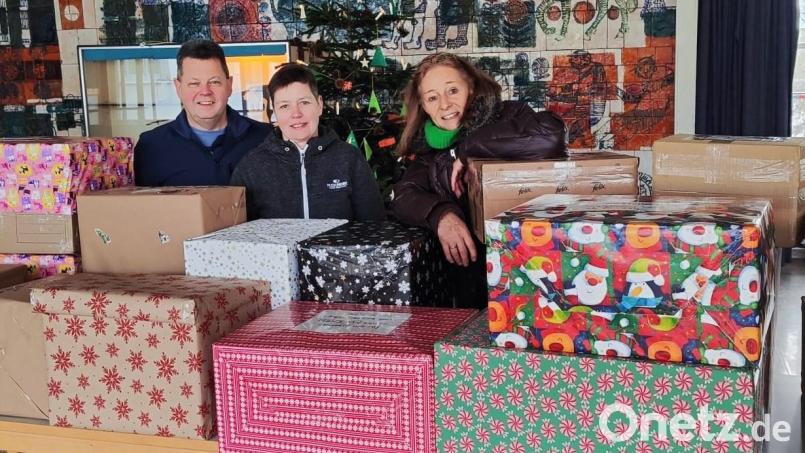 Bei der Weihnachts-Päckchen-Aktion des TSG Ebnath wurden 25 Pakete abgegeben. Bild: TSG Ebnath/exb
