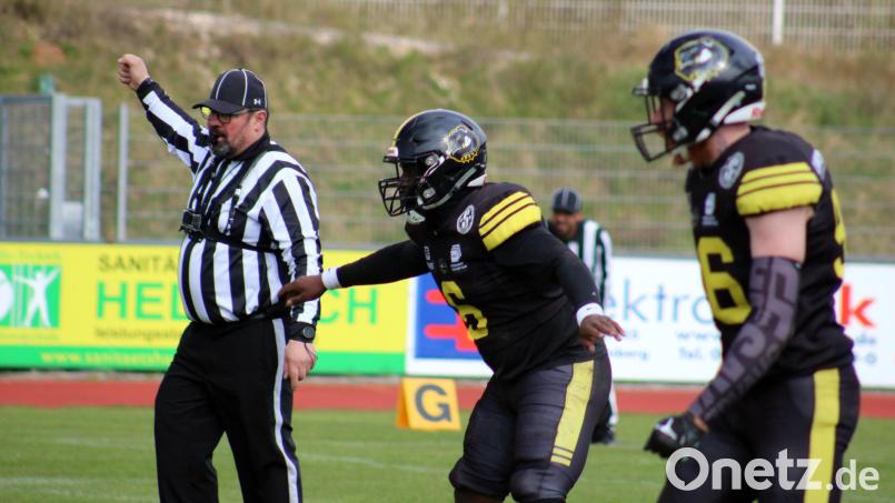 Mit einem sportlichen Höhepunkt klingt das Jahr American-Football-Jahr in Amberg aus. Bild: MICHAEL SANDNER