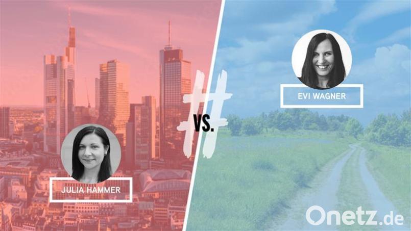 Ein Pro und Contra von den Redakteurinnen Julia Hammer und Evi Wagner. Bild: Sara Neidhardt / Grafik: Redaktion Magazine