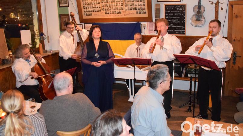 Die ukrainischen Musiker begeisterten das Publikum im Gasthof zum Hirschen. Bild: wku