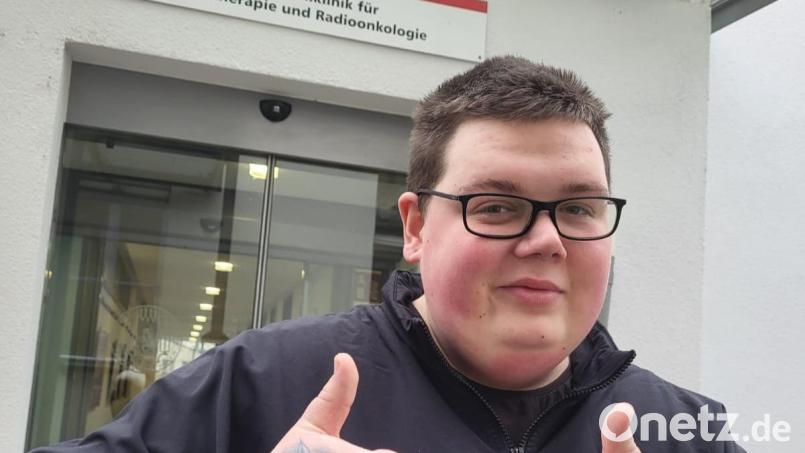 Der 25-jährige Marcel Schiller aus Waidhaus vor dem Start der Tablettentherapie in München. Bild: Nina Schiller