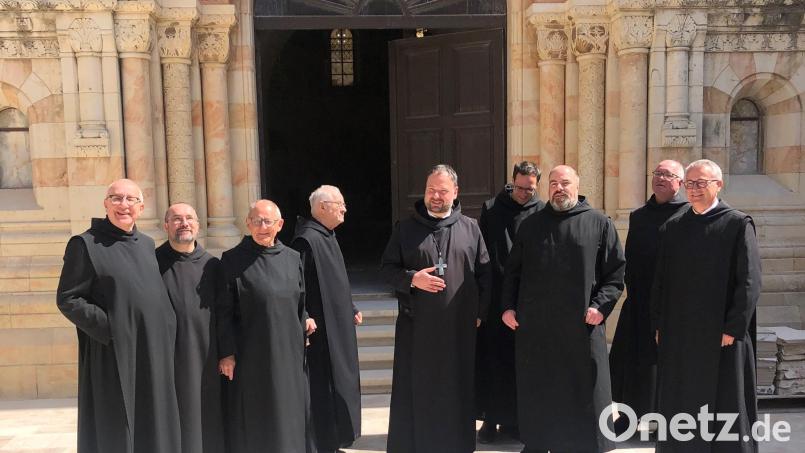 Die Benediktinermönche in Jerusalem, darunter der Winklarner Benediktinerpater Matthias Karl, haben Weihnachten 2023 ohne Baum, Sterne und Kugeln gefeiert. Bild: Dormitio-Abtei