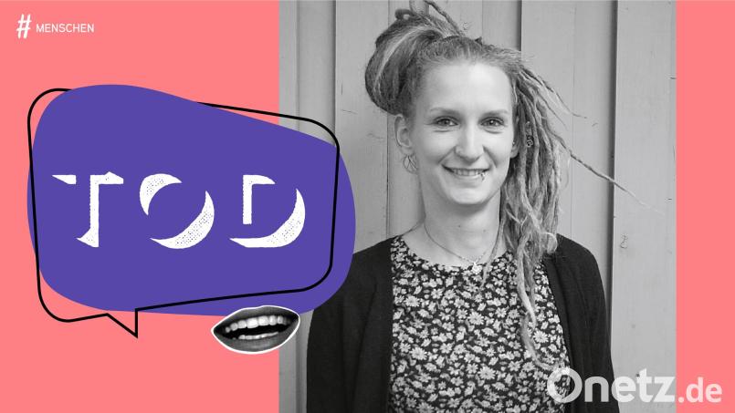 Jessica Zwickert: &quot;Keine Sternenkind-Mama sollte schweigen müssen, obwohl sie eigentlich reden möchte.&quot; Bild: Evi Wagner / Grafik: Redaktion Magazine