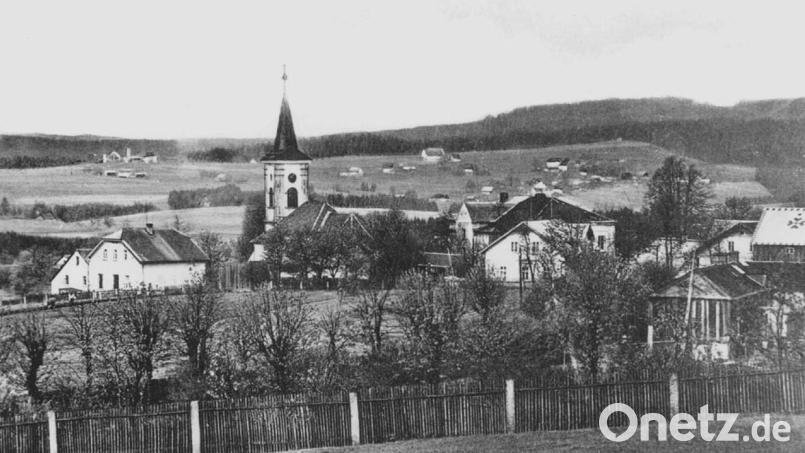 Neulosimthal in seiner Blüte: Heute ist von dem Ort nichts mehr übrig. Repro: Josef Pilfusek