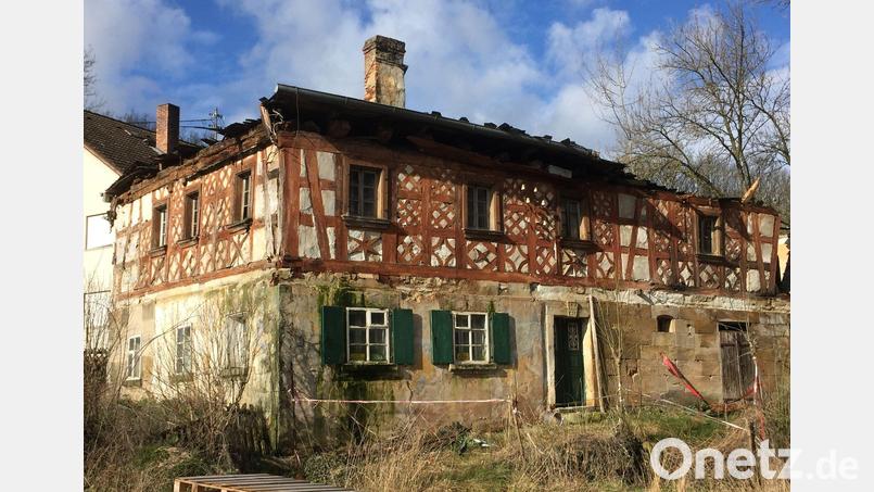 Ein im Jahr 1802 erbautes Fachwerkhaus im Bayreuther Stadtteil Rödensdorf in Oberfranken. Bild: Brigitte Trausch/dpa