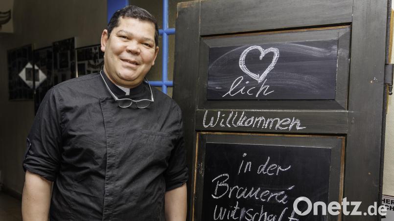 Hayssam Darouiche ist der neue Wirt der Brauereiwirtschaft Fronberg. Er hat das Traditions-Gasthaus vom Kirwaverein gepachtet. Bild: Hösamer