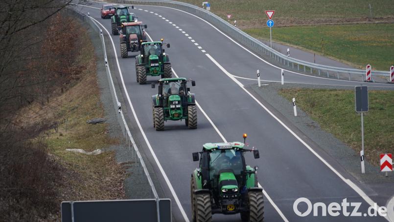 Landwirte protestieren weiter. Am Montag, 15. Januar, ist ein Konvoi auf der A 93 geplant. Symbolbild: kaz