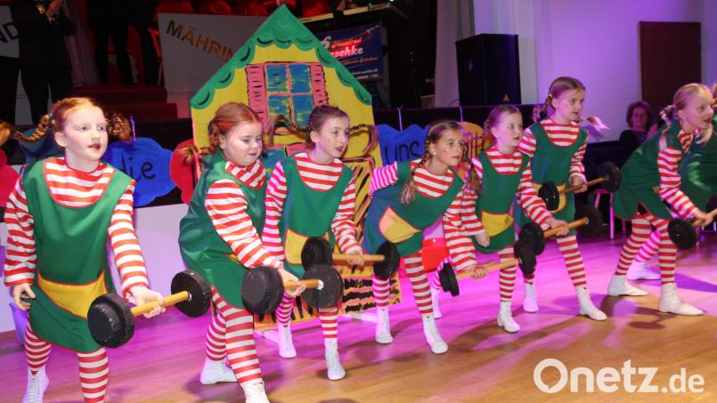 Die Wichtelgarde begeisterte mit ihrer Version von Pippi Langstrumpf. Bild: kro