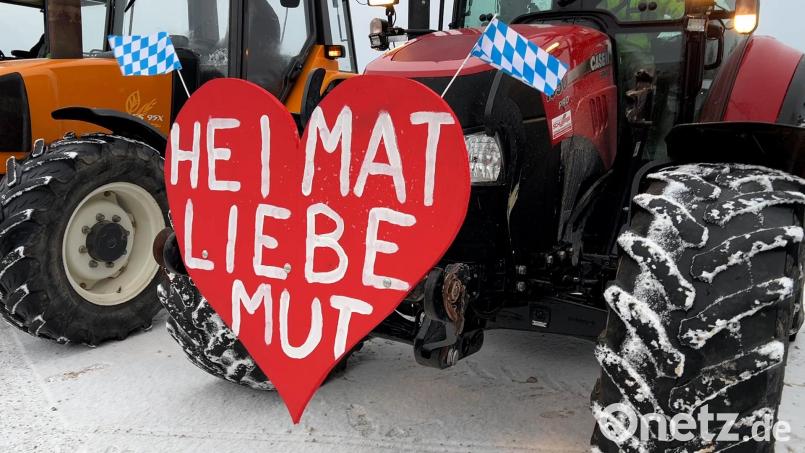 Die Bauern demonstrieren seit einiger Zeit für ihre Anliegen. Nun wollen sie mit den Bürgern bei einer Veranstaltung im ACC ins Gespräch kommen. Bild: Heike Unger