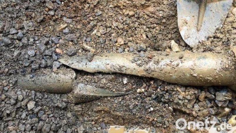 Ein Wasserrohrbruch legt am Freitagvormittag das Leitungsnetz in Mantel und Weiherhammer lahm. Bild: bö