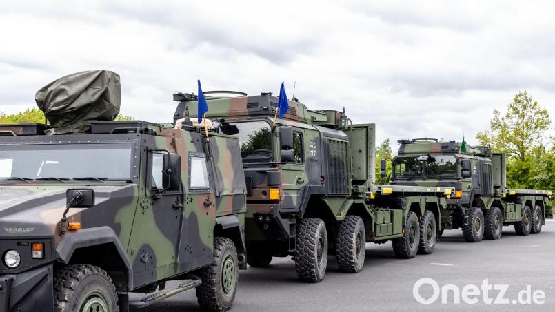 Am 25. Januar ist ein Konvoi der Bundeswehr ab Grafenwöhr unterwegs. Archivbild: Hans Bernreuther