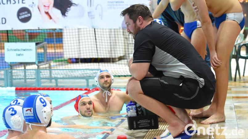 Trainer Sean Ryder weiß, dass seine Jungs beim Erstligisten Plauen im Pokal nur Außenseiter sind. Bild: Büttner, Gerhard