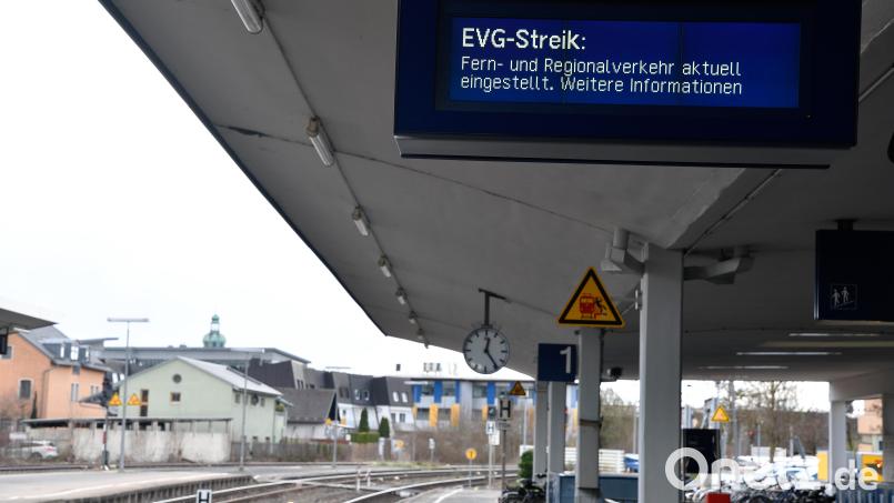 Der nächste Bahnstreik legt den Zugverkehr in der Oberpfalz lahm. Diesmal streikt die GDL. Symbolbild: Petra Hartl