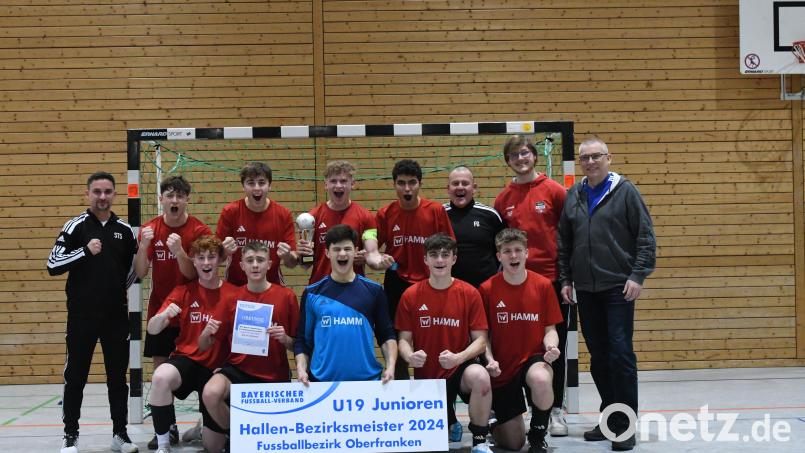 Die A-Junioren der JFG FC Stiftland haben wie im Vorjahr die Futsal-Bezirksmeisterschaft gewonnen. Bild: Hans Wunder