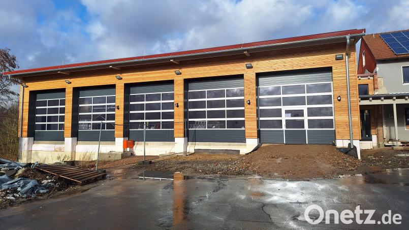 Das neue Feuerwehrhaus in Eslarn entsteht am alten Standort, um weitere Leerstände zu vermeiden. Bild: bey