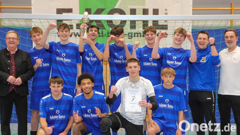 Der SV Raigering I ist neuer Stadtmeister bei den A-Jugend. Bild: Wolfgang Steinbacher