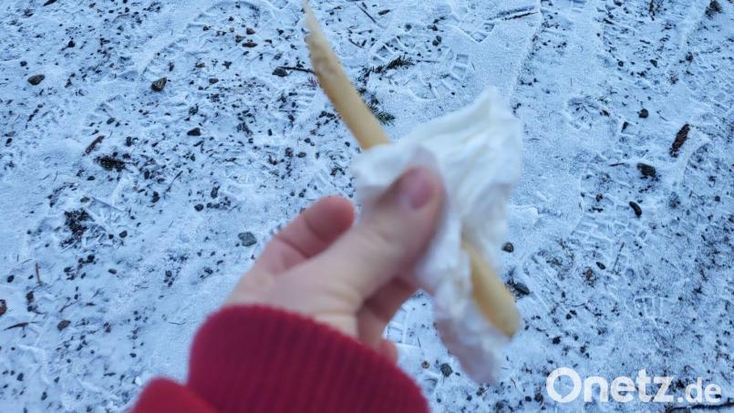 Hundebesitzer aufgepasst: Im Bereich Schönsee sind wieder Giftköder entdeckt worden. Dieser Fund wurde am vergangenen Sonntag gemacht. Bild: Nadine Suhr/exb