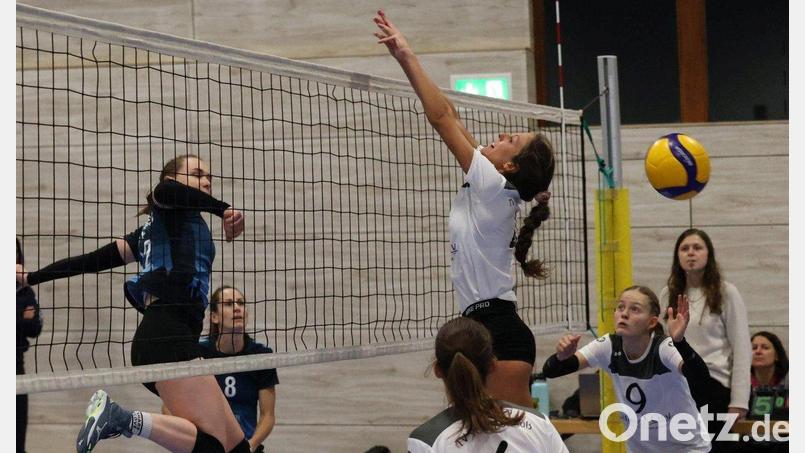 Die Volleyballerinnen den TV Vohenstrauß (weißes Trikot, im Spiel gegen TB Weiden) stehen beim Heimspieltag vor zwei knackigen Aufgaben gegen Spitzenteams der Landesliga. Bild: Dieter Jäschke